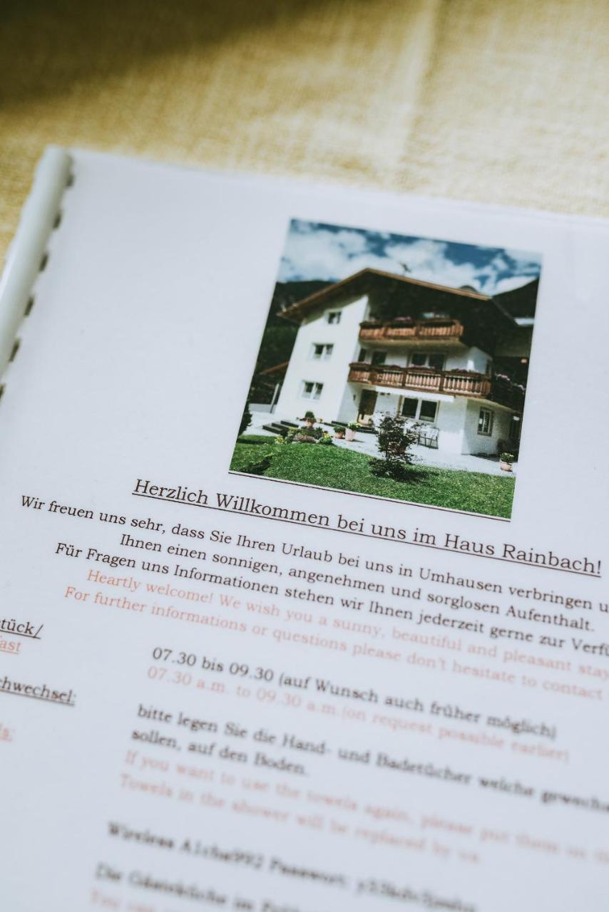 Haus Rainbach Hotel Umhausen Buitenkant foto
